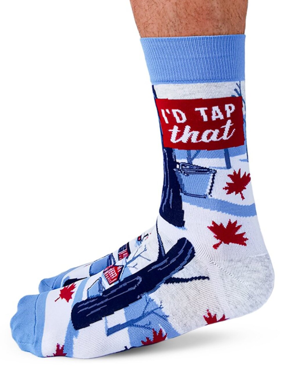 Men's Uptown Sox Crew Socks NWT - I'd Tap That Socks